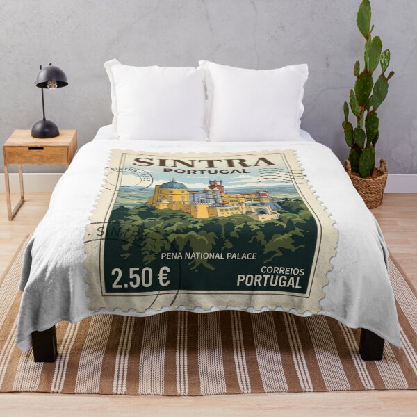 Item preview, Vintage Pena National Palace Sintra Portugal Travel Stamp designed and sold by k3rstman1.
