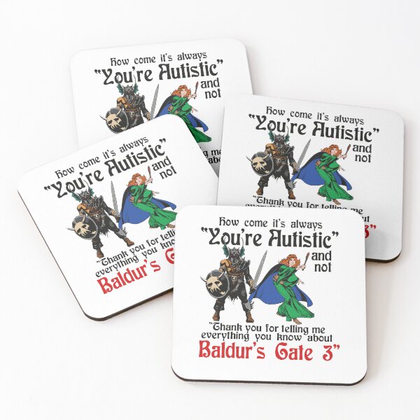 Item preview, You're Autistic And Not Baldurs-Gate 3 Funny RPG Gaming Meme designed and sold by ViniBall.