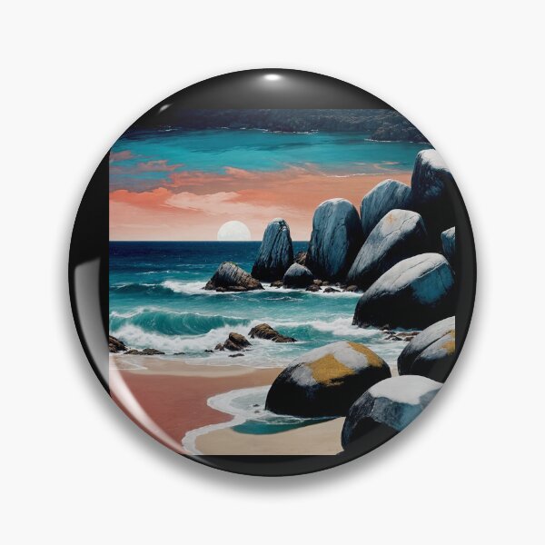 Item preview, Arpoador (the harpoon )a small peninsula between Ipanema and Copacabana. designed and sold by Helios Be. Lavsh.