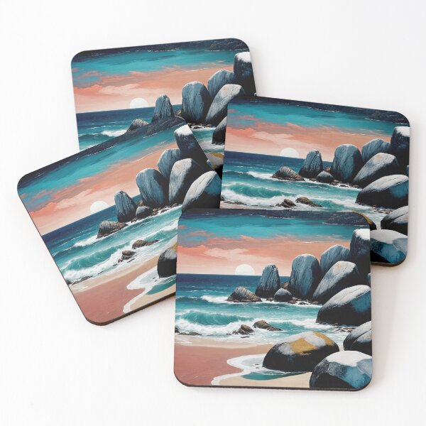 Item preview, Arpoador (the harpoon )a small peninsula between Ipanema and Copacabana. designed and sold by Helios Be. Lavsh.