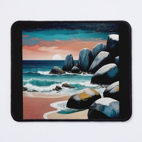 Item preview, Arpoador (the harpoon )a small peninsula between Ipanema and Copacabana. designed and sold by Helios Be. Lavsh.