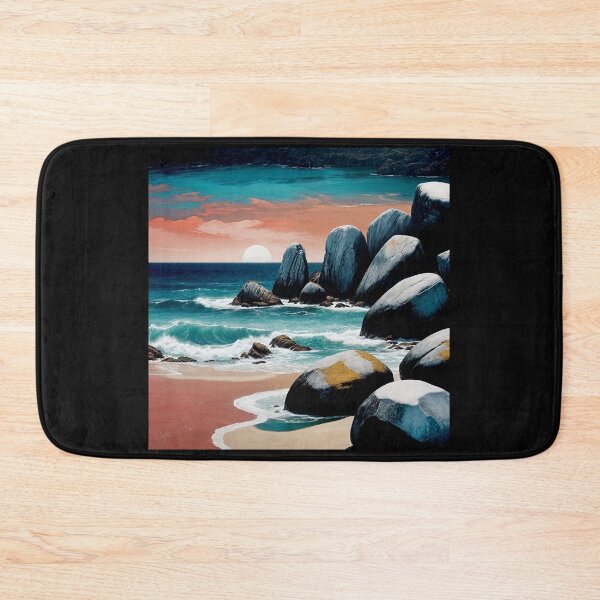 Item preview, Arpoador (the harpoon )a small peninsula between Ipanema and Copacabana. designed and sold by Helios Be. Lavsh.