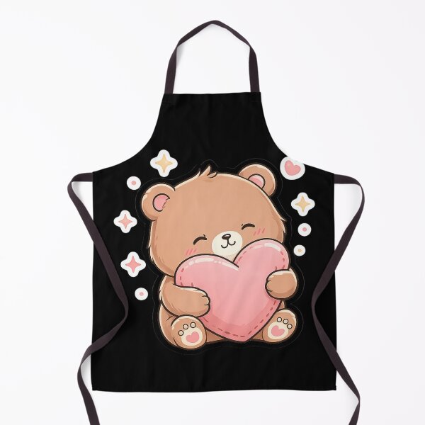 Item preview, Cute Bear Hugging Pink Heart designed and sold by Apexcart.