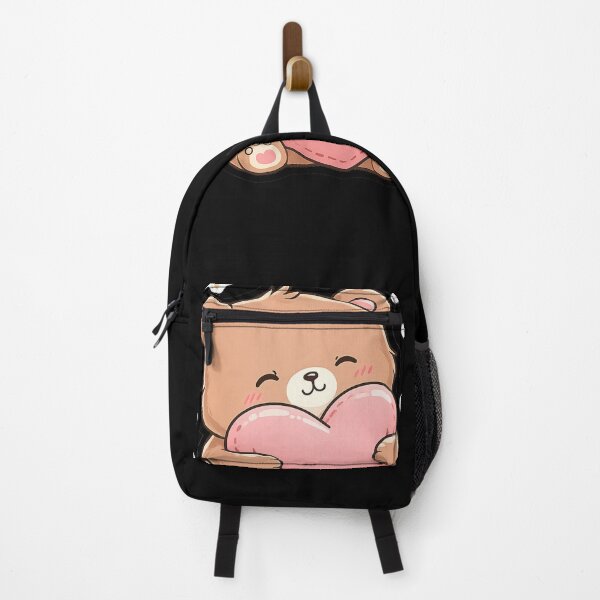 Item preview, Cute Bear Hugging Pink Heart designed and sold by Apexcart.