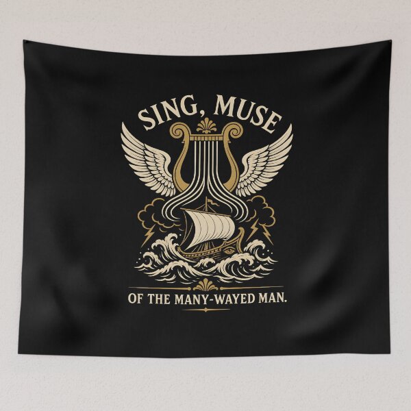 Item preview, The Odyssey - Sing, Muse of the Many-Wayed Man designed and sold by Fenay Designs.