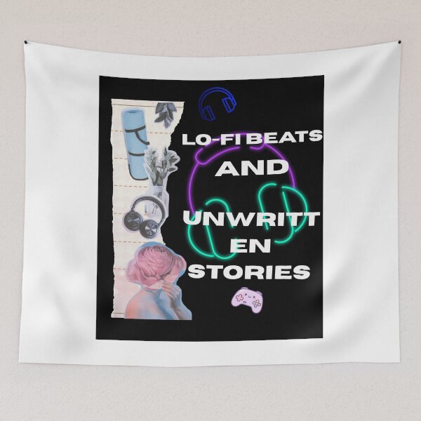Item preview, Lofi Beats And Unwritten Stories Aesthetic designed and sold by RoyalPrime.