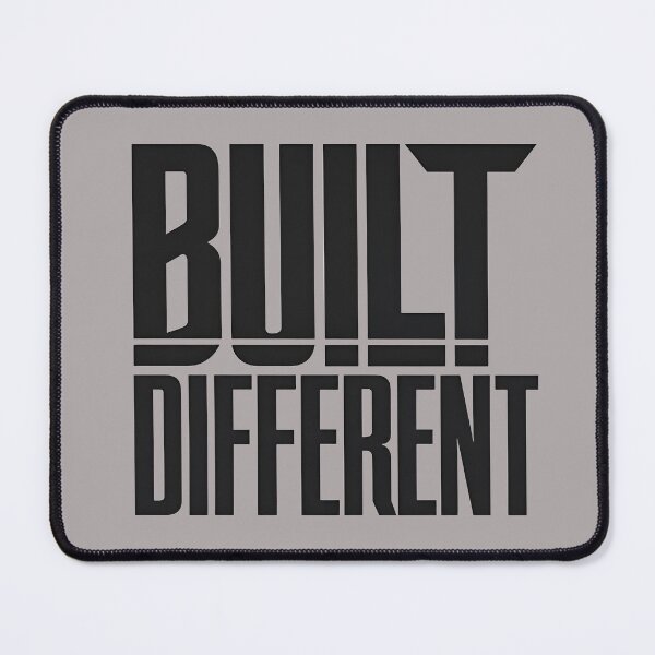 Item preview, Built Different – Bold Motivational Typography Design designed and sold by ManggaeJM.