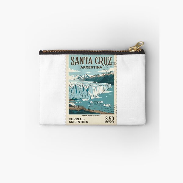 Item preview, Perito Moreno Glacier Argentina Vintage Travel Stamp designed and sold by k3rstman1.