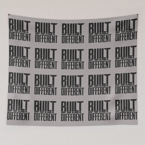 Item preview, Built Different – Bold Motivational Typography Design designed and sold by ManggaeJM.