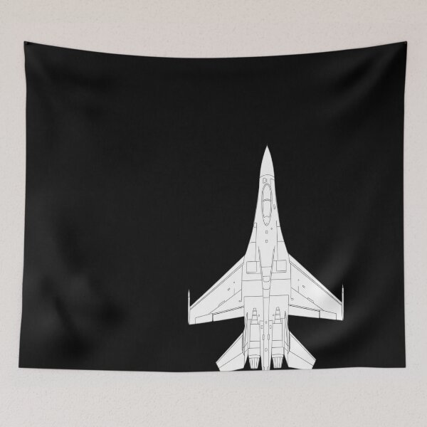 Item preview, Lockheed Martin F-22 Raptor Blueprint White designed and sold by DeBrainstore.