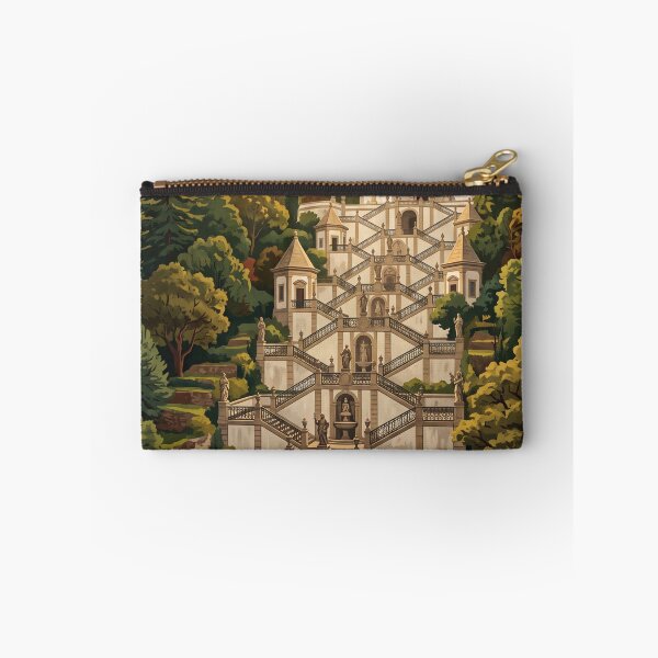 Item preview, Braga Portugal Vintage Travel Poster – Bom Jesus do Monte & Baroque Stairway Art designed and sold by Bomax121.