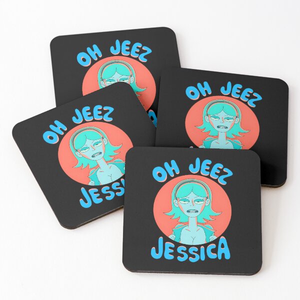 Item preview, Oh Jeez Jessica Funny Cartoon Meme Graphic designed and sold by ViniBall.