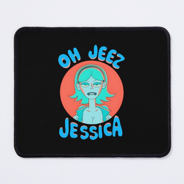 Item preview, Oh Jeez Jessica Funny Cartoon Meme Graphic designed and sold by ViniBall.