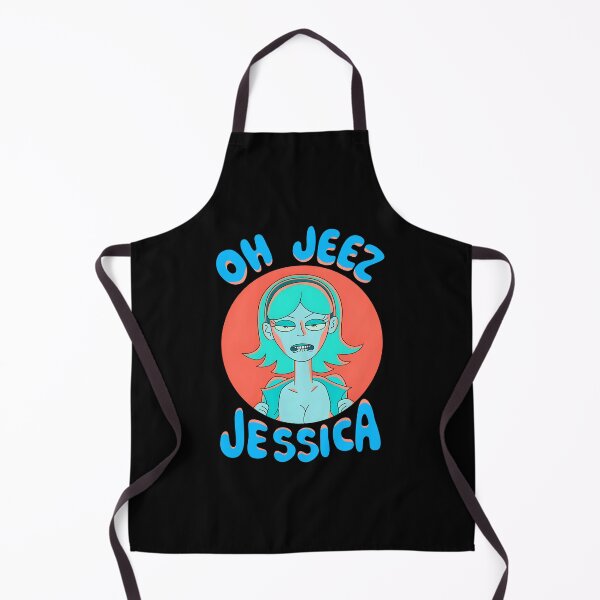 Item preview, Oh Jeez Jessica Funny Cartoon Meme Graphic designed and sold by ViniBall.