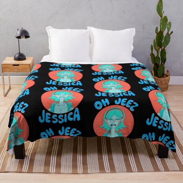 Item preview, Oh Jeez Jessica Funny Cartoon Meme Graphic designed and sold by ViniBall.