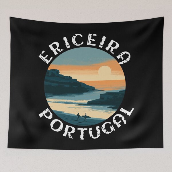 Item preview, Ericeira – Portugal (with White Lettering) designed and sold by VelvetRoom.
