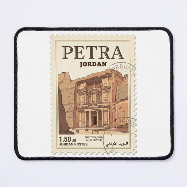 Item preview, Vintage Petra Jordan Treasury Travel Stamp designed and sold by k3rstman1.