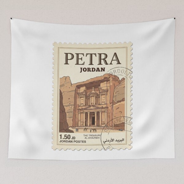 Item preview, Vintage Petra Jordan Treasury Travel Stamp designed and sold by k3rstman1.