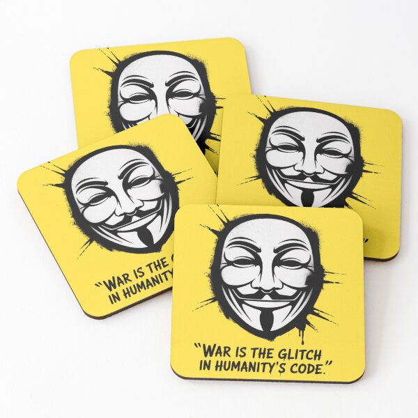 Item preview, Banksy Anonymous - War is the glitch in humanity's code designed and sold by 123ks.