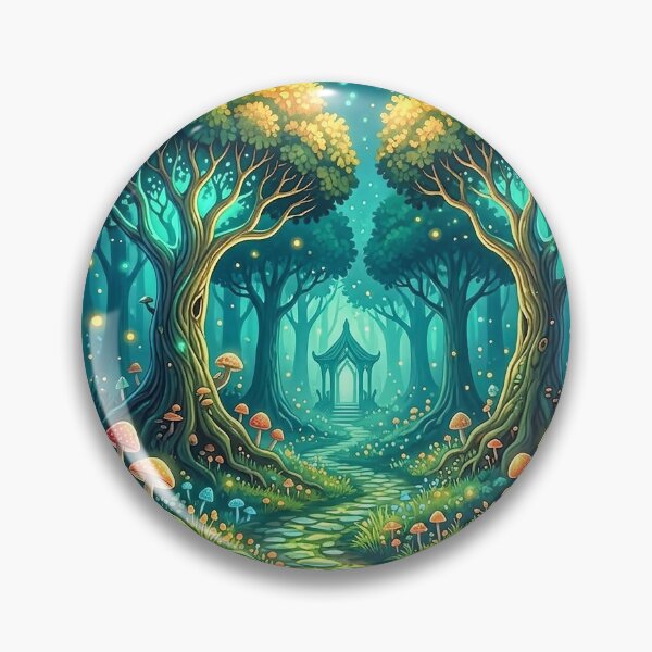 Item preview, Whimsical Enchanted Forest Glow Tree designed and sold by dougkeder.