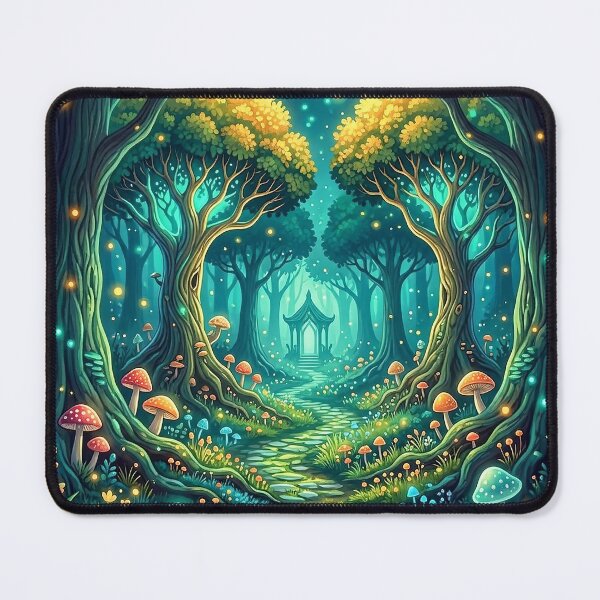Item preview, Whimsical Enchanted Forest Glow Tree designed and sold by dougkeder.
