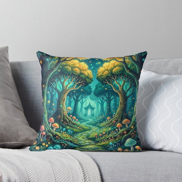 Item preview, Whimsical Enchanted Forest Glow Tree designed and sold by dougkeder.