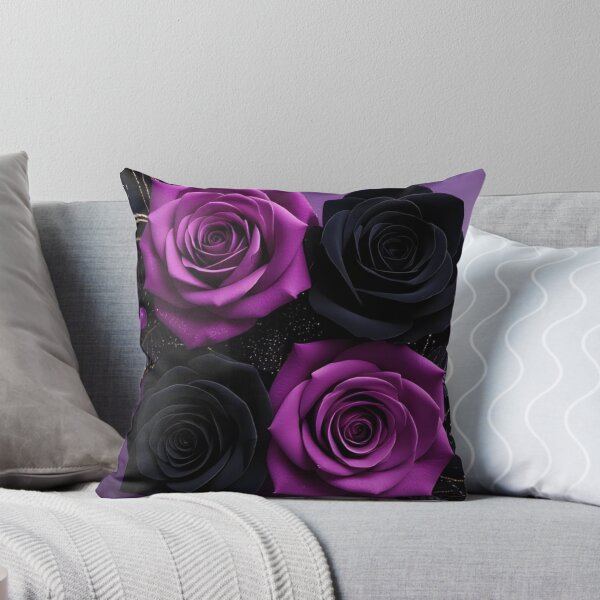 Item preview, Purple And Black Roses designed and sold by MIAMwits.