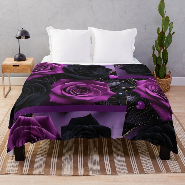 Item preview, Purple And Black Roses designed and sold by MIAMwits.