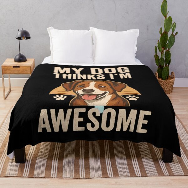 Item preview, Dog Lover My Dog Thinks I'm Awesome Graphic designed and sold by SoyLamderma.