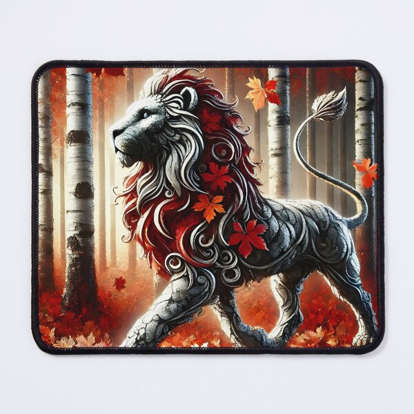 Item preview, Fall Lion, Ai Generated Art designed and sold by ACC .