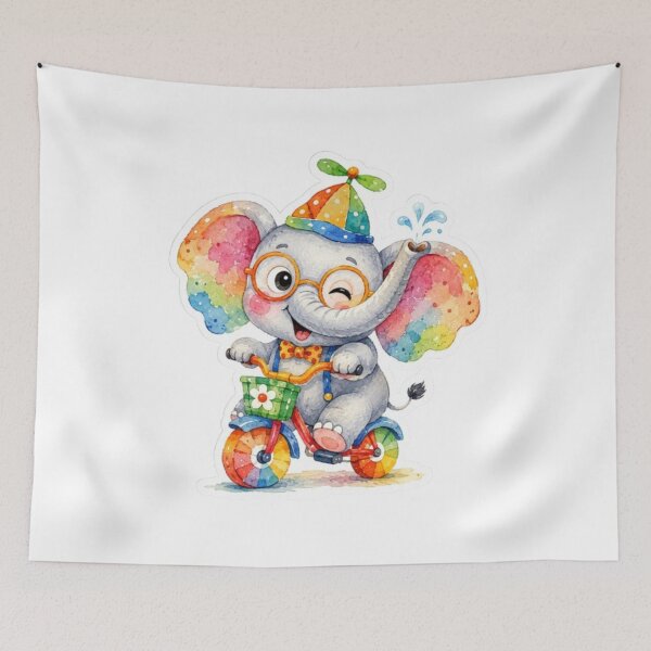 Item preview, Watercolor Baby Elephant designed and sold by Snurly.