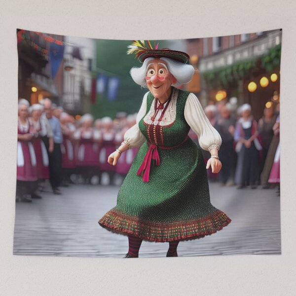 Item preview, Old Fart as a Morris Dancer designed and sold by Colin Bentham.
