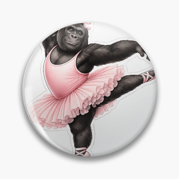 Item preview, Ballerina Gorilla  designed and sold by LuluLeb.