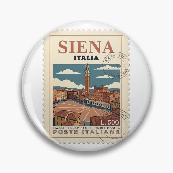 Item preview, Siena Italy Travel Stamp Piazza Del Campo designed and sold by k3rstman1.