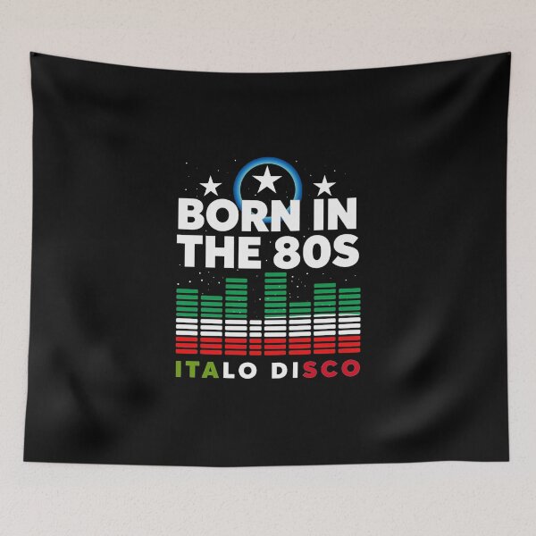 Item preview, Italo Disco Retro 80s Italian Music Equalizer Block designed and sold by Graphroad.