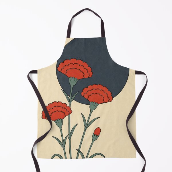 Item preview, January Birth Flower Carnation — Birth Flowers No. 1 | Ukiyo-e Woodblock designed and sold by Planthem.