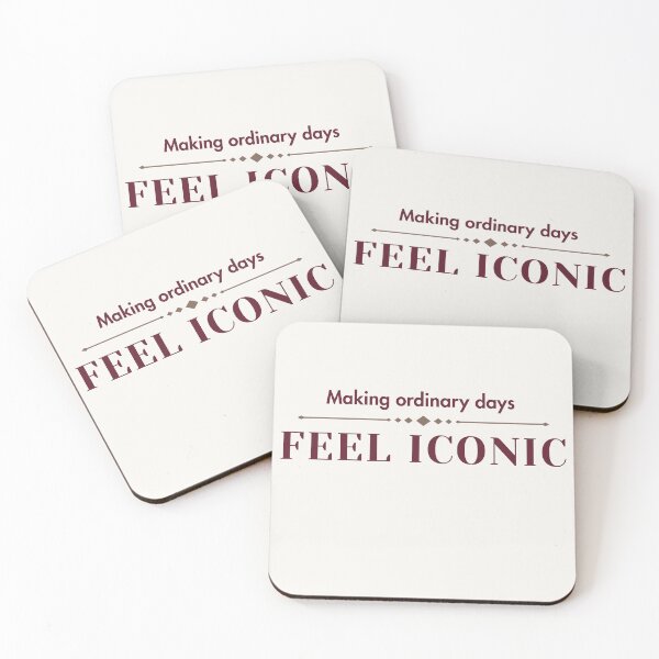Item preview, Making Ordinary Days Feel Iconic | Deep Burgundy Typography designed and sold by Sparkle First Co..