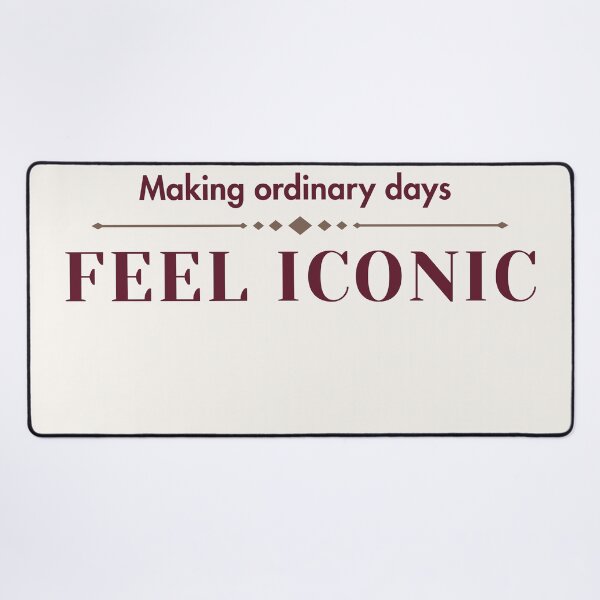 Item preview, Making Ordinary Days Feel Iconic | Deep Burgundy Typography designed and sold by Sparkle First Co..