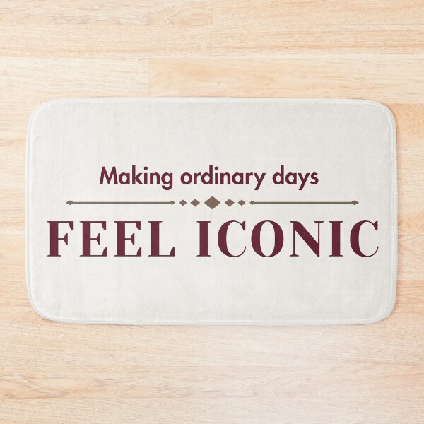 Item preview, Making Ordinary Days Feel Iconic | Deep Burgundy Typography designed and sold by Sparkle First Co..