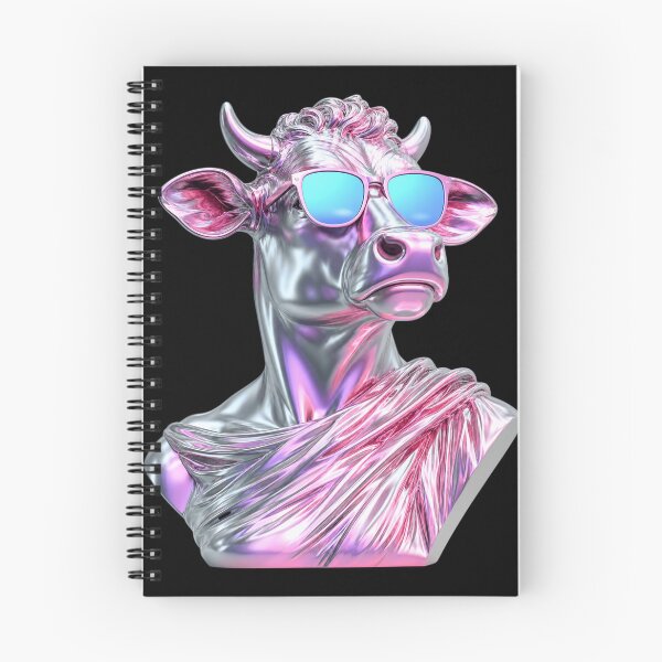 Item preview, Vaporwave Cow Head Statue designed and sold by Peace And Yogi.