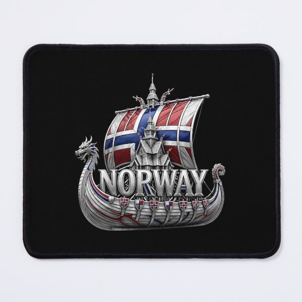 Item preview, Norway Norwegian Flag Design 2, Norway Flag Shirt, Norwegian Pride, Nordic Cross Flag, Viking Heritage, Oslo Norway, Scandinavian Culture, National Pride Graphic designed and sold by Typologystudios.