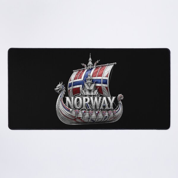 Item preview, Norway Norwegian Flag Design 2, Norway Flag Shirt, Norwegian Pride, Nordic Cross Flag, Viking Heritage, Oslo Norway, Scandinavian Culture, National Pride Graphic designed and sold by Typologystudios.