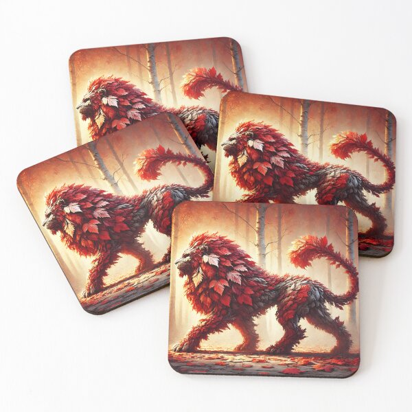 Item preview, Fall Lion, Ai Generated Art designed and sold by ACC .