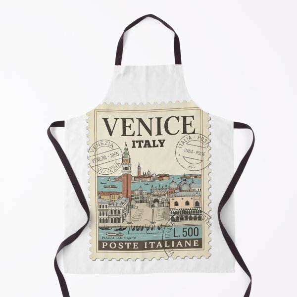 Item preview, Vintage Venice Italy Piazza San Marco Travel Stamp designed and sold by k3rstman1.