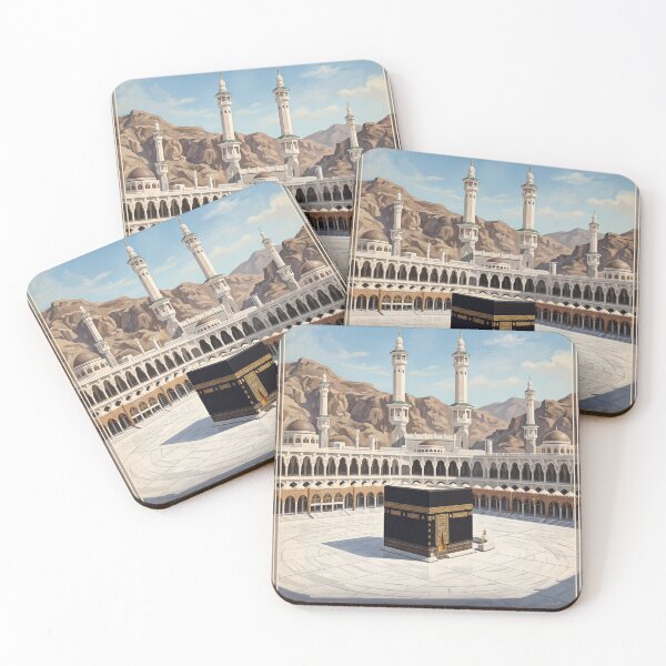 Item preview, Mecca Saudi Arabia Vintage Travel Poster – Kaaba & Masjid al-Haram Art designed and sold by Bomax121.