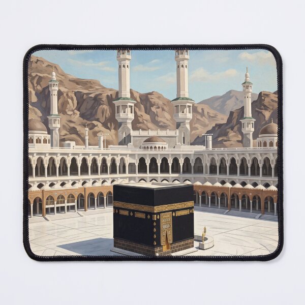 Item preview, Mecca Saudi Arabia Vintage Travel Poster – Kaaba & Masjid al-Haram Art designed and sold by Bomax121.