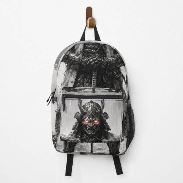 Item preview, Oni Samurai Warrior in Rain Japanese Ink designed and sold by MouradStudio.