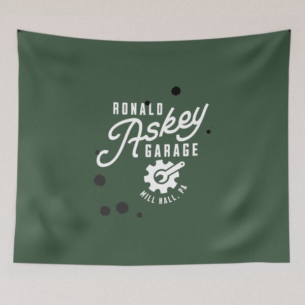 Item preview, Ronald Askey Garage Oil-Stained designed and sold by quiggleton.