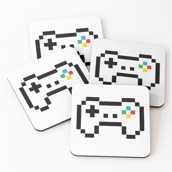 Item preview, Level Up Controller – Retro Pixel Art Gaming Design designed and sold by graphicboyz112.