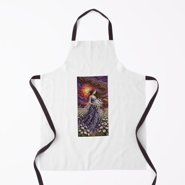 Item preview, Moonlit Floral Fantasy Goddess designed and sold by ViboraStudio.